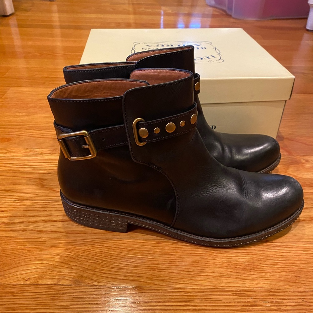 Lucky Brand Studded Black Booties